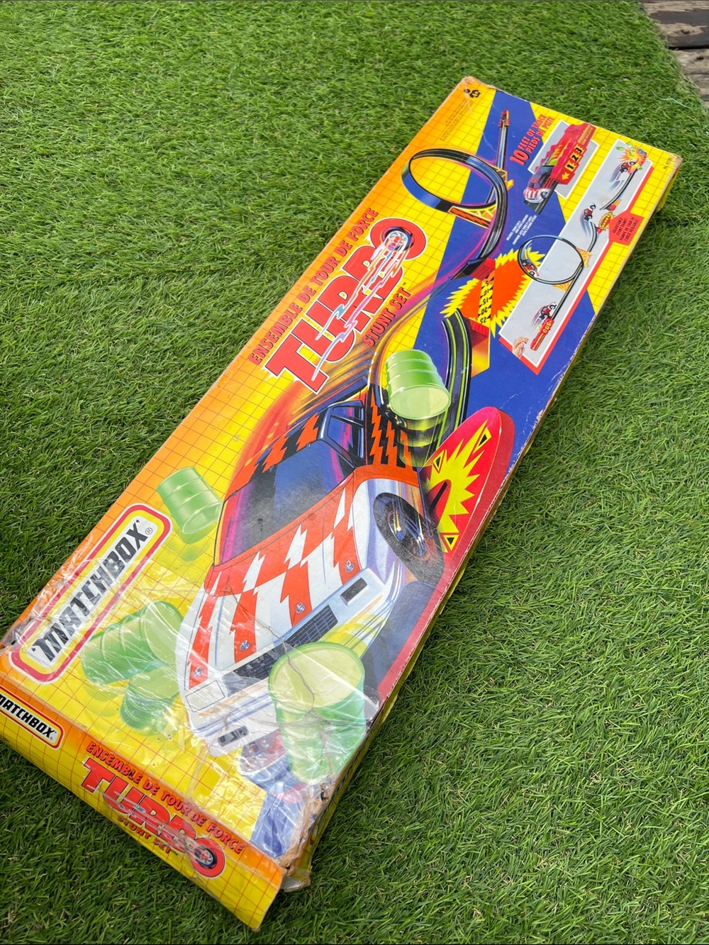 VINTAGE Matchbox Turbo Stunt Set from the 1990s *Incomplete with extra’s!!* TYCO